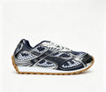 Bottega Veneta Orbit Metallic Woven Low-Top Trainers