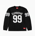 Supreme 99 Long Sleeve Football Top Black