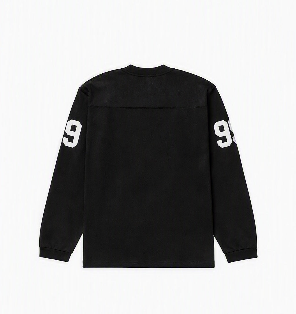 Supreme 99 Long Sleeve Football Top Black