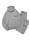 Fear Of God Essentials Dark Oatmeal Hoodie & Sweatpant Set