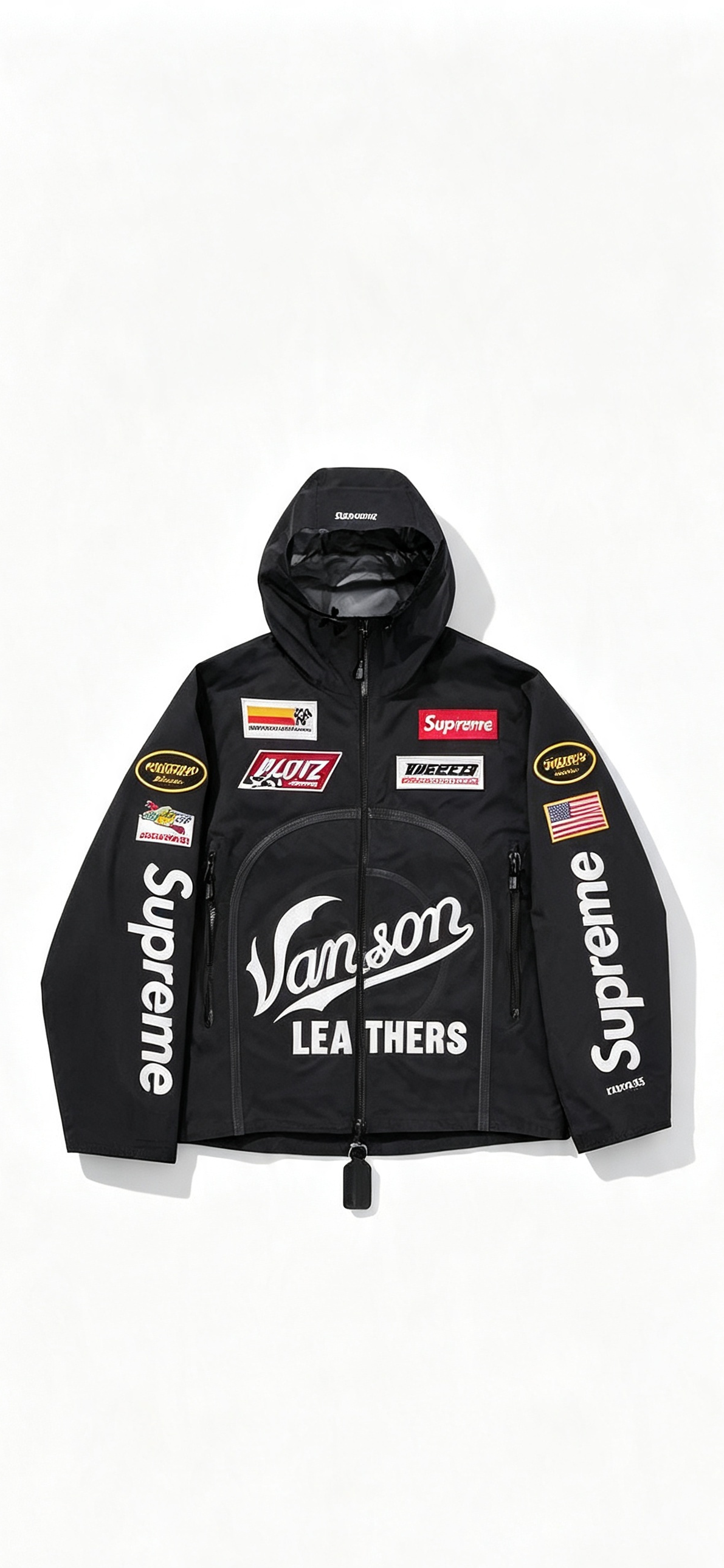 Supreme®/Vanson Leathers® GORE-TEX Shell Jacket￼￼￼